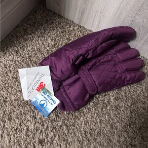 3M Thinsulate Purple Gloves